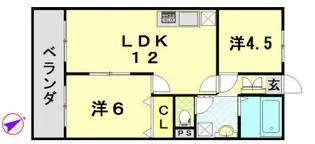 佐々木ビル【4階】の間取り