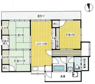 山口県宇部市亀浦1【一戸建】の間取り