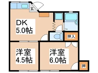 レジデンス数沢の間取り
