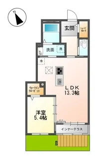 ブランシェII【1階】の間取り