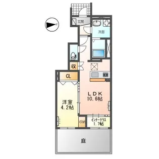 仮)スターテラスII多功【1階】の間取り
