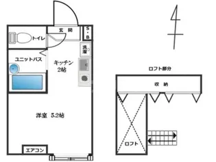 埼玉県さいたま市大宮区北袋町1【アパート】の間取り