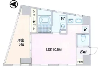 アロマフェリー【5階】の間取り