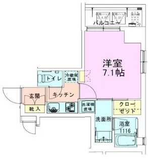 東陽町レジデンス壱番館【2階】の間取り