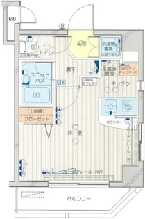プロフ南大井【3階】の間取り
