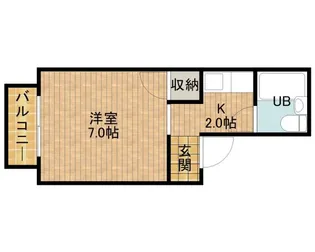 コーポSAITO【2階】の間取り