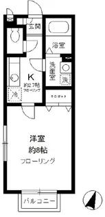 東京都西東京市保谷町3【アパート】の間取り