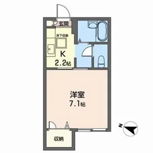 KSハイツ【1階】の間取り