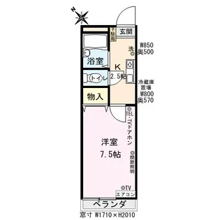 シリウスα【1階】の間取り