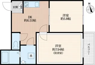 ラシクラス日暮里【3階】の間取り