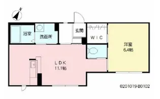 ディアスとも B棟【1階】の間取り