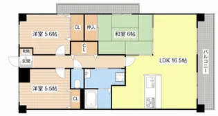 ブールヴァール【7階】の間取り