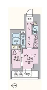 ARKMARK板橋大山【7階】の間取り