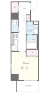 ウィステリアヴィラ【2階】の間取り