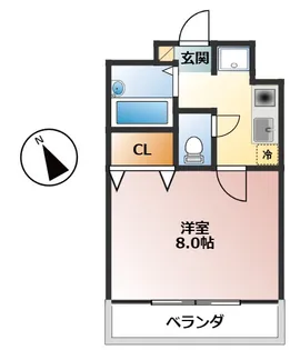 エスパシオ澤田【3階】の間取り