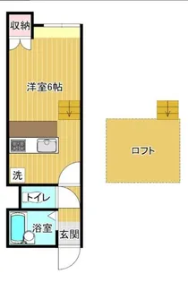 ル・ポート舟入II【1階】の間取り
