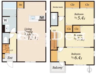 東京都国分寺市光町2【一戸建】の間取り