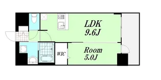 プレサンス梅田東クォーレ【7階】の間取り
