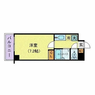 東京都荒川区荒川5【マンション】の間取り
