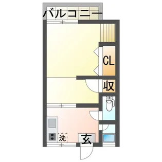 青葉荘【1階】の間取り