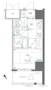 アルファレジデンシア南千住【2階】の間取り