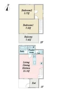 神奈川県川崎市麻生区上麻生4【一戸建】の間取り