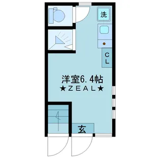 ビクタス代々木上原【1階】の間取り