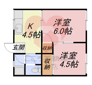 ドリームハイツ【1階】の間取り