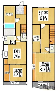 埼玉県志木市柏町1【一戸建】の間取り