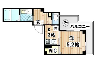 神奈川県川崎市中原区木月2【マンション】の間取り