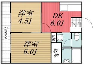 千葉県千葉市若葉区貝塚2【アパート】の間取り