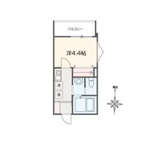 東京都東村山市秋津町1【アパート】の間取り