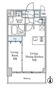 東京都江東区南砂2【マンション】の間取り