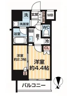 ARCOBALENO MINAMISENJU【2階】の間取り
