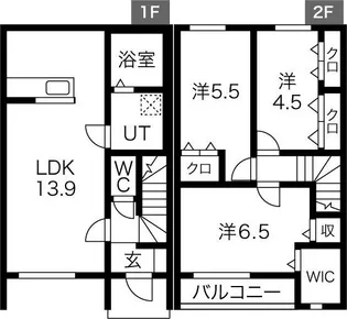 bloom(ブルーム)【1階】の間取り
