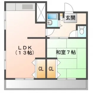 メゾン楠木【3階】の間取り