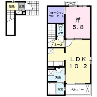 フィオーレ【2階】の間取り