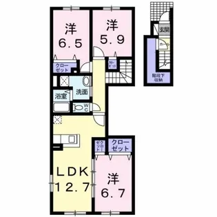 カ-サ.エテルノ【2階】の間取り