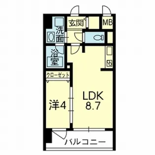 ライズ藤崎台【3階】の間取り