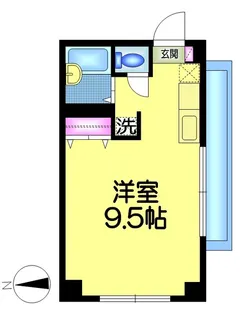 ハイムYNビル【3階】の間取り