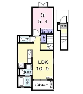 ユートピー II【2階】の間取り