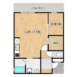 アドマス鶴原D棟【2階】の間取り