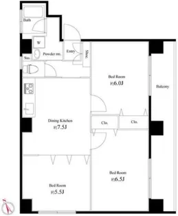 春日マンション【3階】の間取り