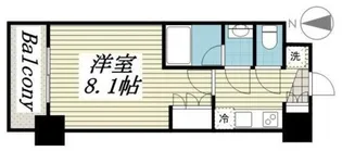 プレスタイル菊川【6階】の間取り