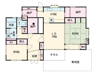 東京都昭島市福島町1【一戸建】の間取り