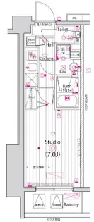 ガーラ・プライム横濱関内【2階】の間取り