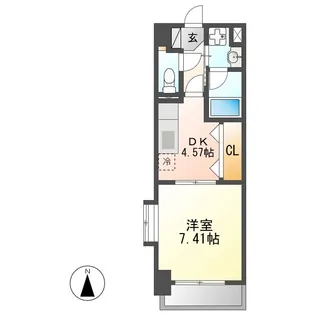 ポポラーレ白鳥【2階】の間取り