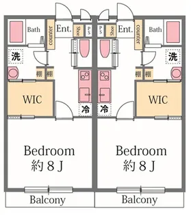 グランバレーII【2階】の間取り