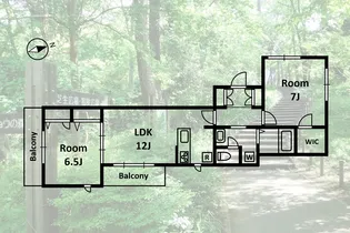 ステラ自然園【3階】の間取り