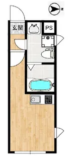 東京都中野区新井4【マンション】の間取り